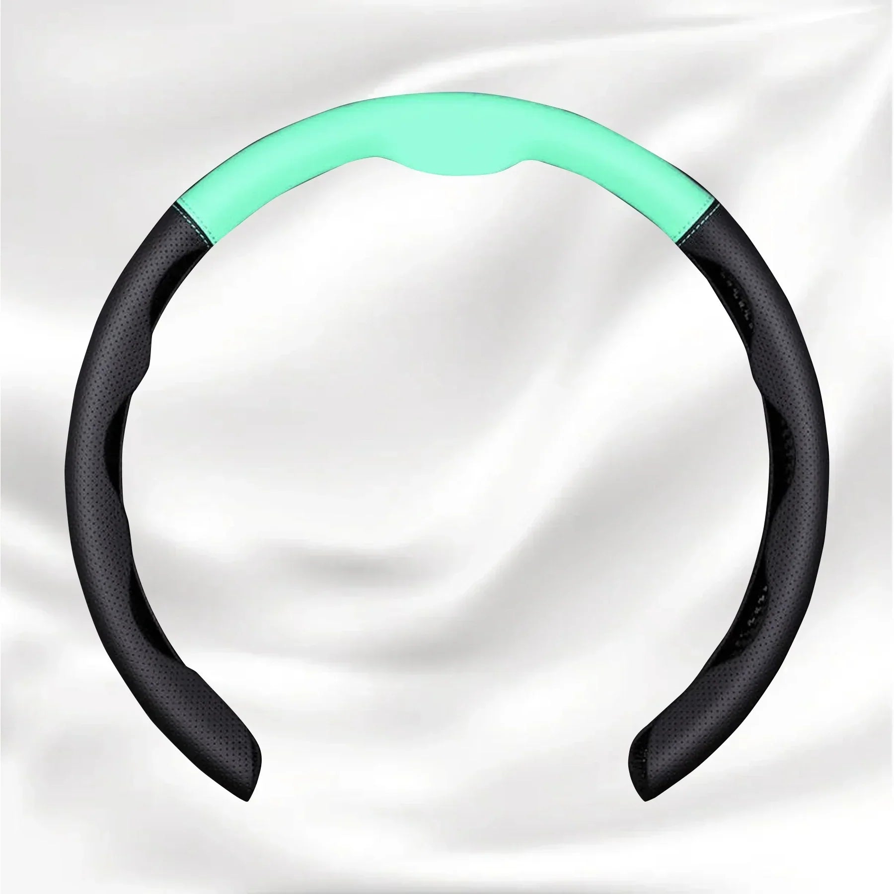 Nexi Customized Car Logo Breathable Ultra-thin 5D Leather & Carbon Car Steering Wheel Cover Universal Fit