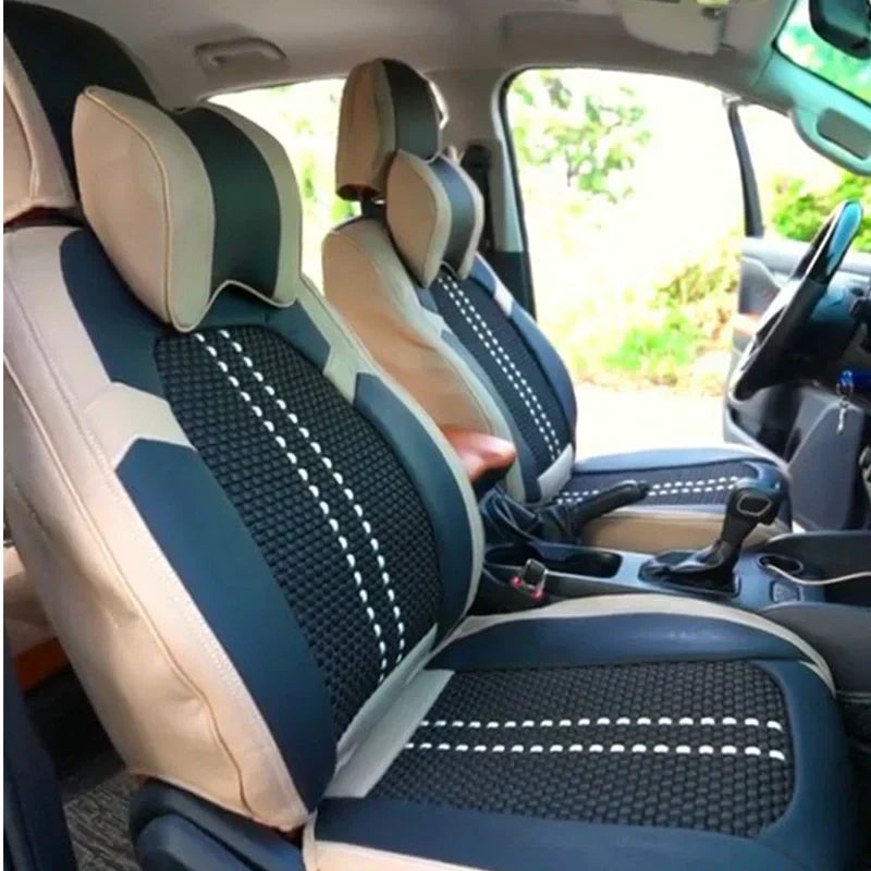US Nox Full Set Universal Breathable Waterproof Vehicle Leather Cover for Cars, SUV